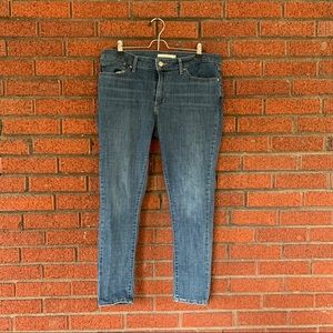 Levi's 711 Skinny Ankle Jeans Denim 31